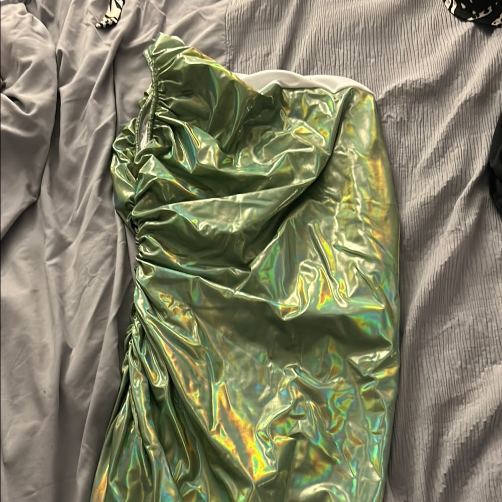 One shoulder dress